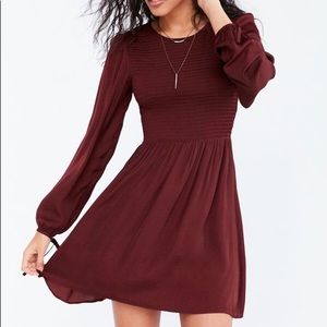 Urban Outfitters Kimchi Blue maroon dress XS